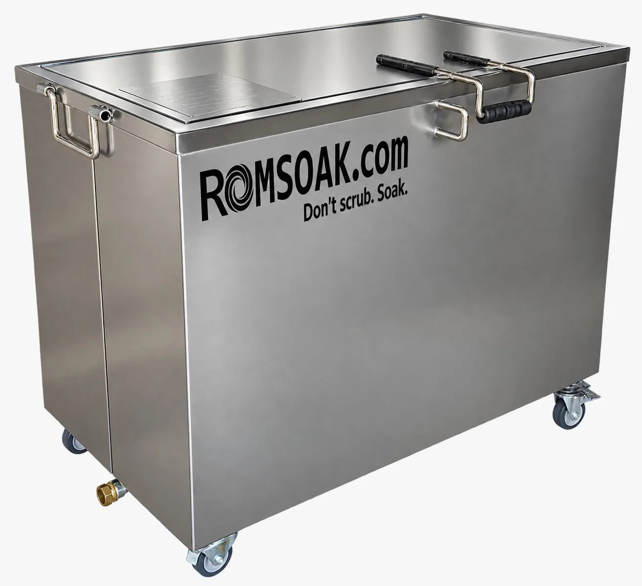 Rezervor Romsoak 270L cu dimensiuni — lungime 105 cm, lățime 65 cm, înălțime 85 cm